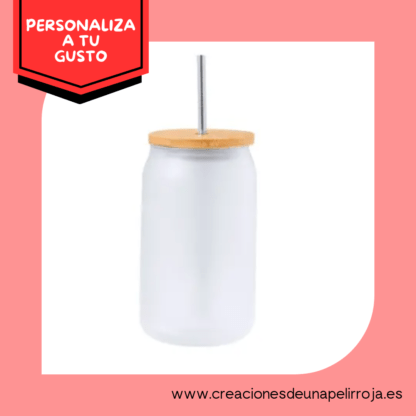 Vaso Tapa Personalizable