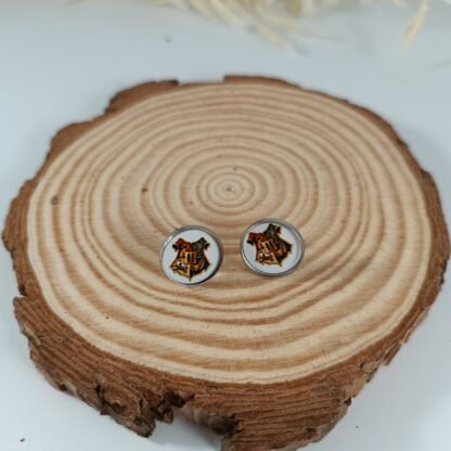 Pendientes pequeños Hogwarts