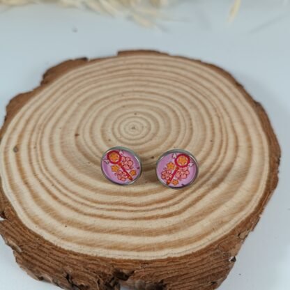 Pendientes pequeños Sakura