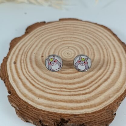 Pendientes pequeños Totoro
