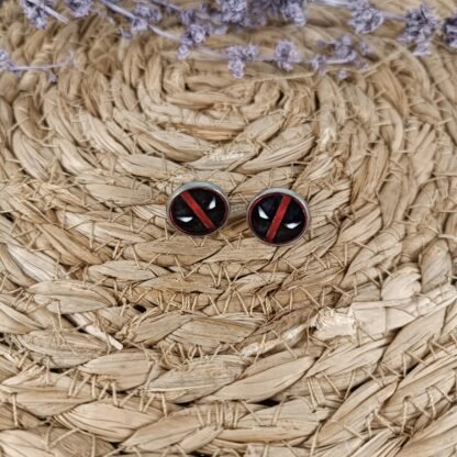 Pendientes pequeños Deadpool