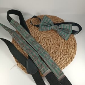 Tirantes y Pajarita Slytherin