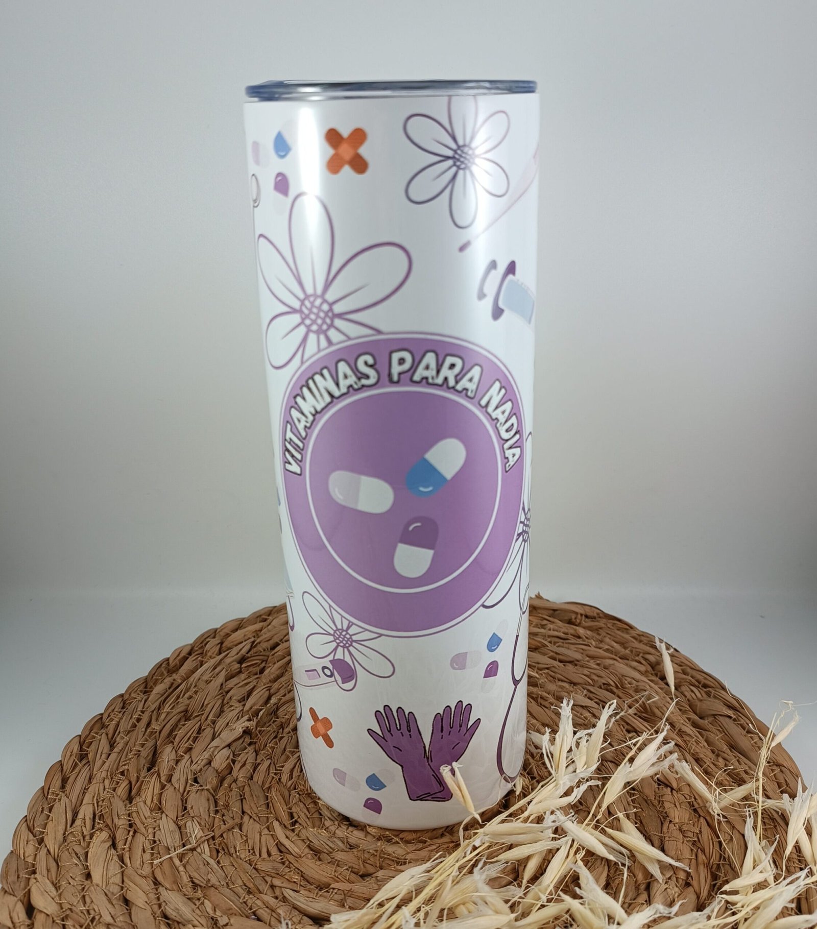 Vaso termo enfermera