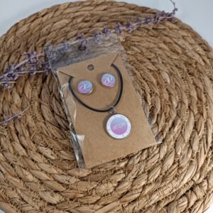 Colgante y pendientes aespa