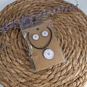 Colgante y pendientes BTS