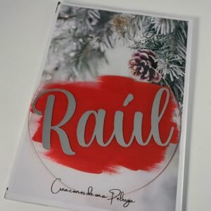 Bola acrílico con nombre