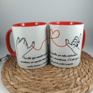 Tazas hilo rojo del destino